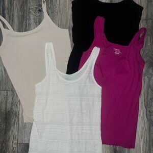 Lot of 4 Women's Tank Tops-Size Large-SO, Time and True